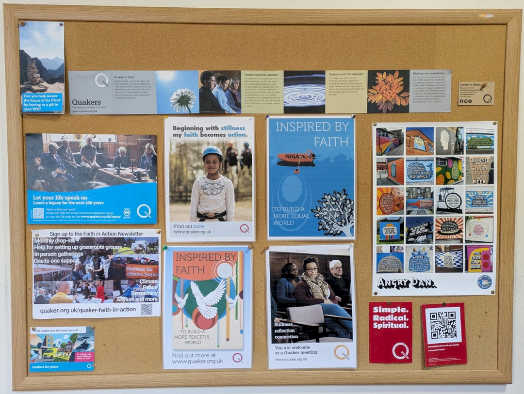 Quaker Pin Board Quaker Pin Board